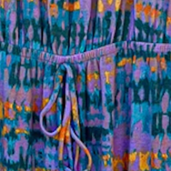 "The Jenna" Blue Purple Tie Dye Jumpsuit - Picture 2 of 2